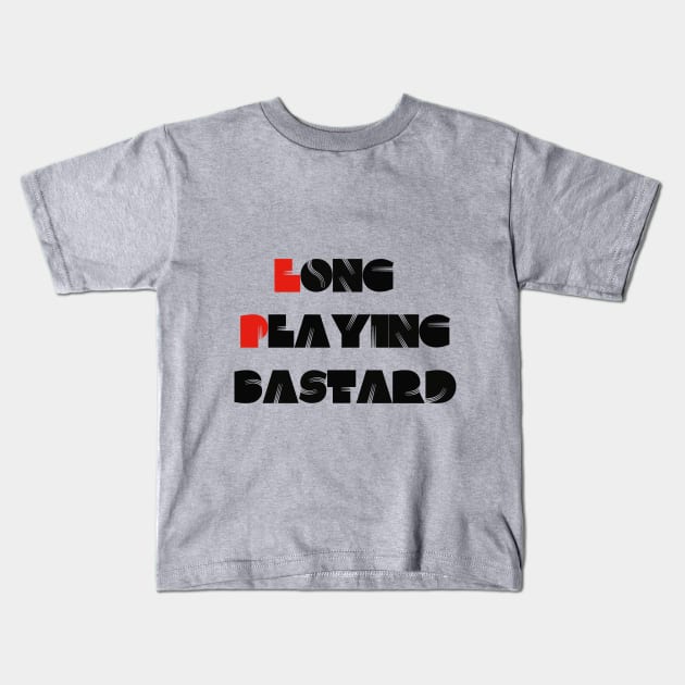 LP BASTARD Kids T-Shirt by conocane